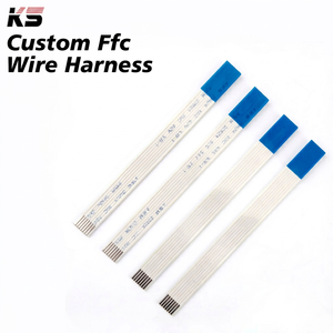 Customized FFC FPC Flat Flexible Ribbon <b>Cable</b> Wire Harness Assembly 0.5/1.0/1.25mm Pitch 4-60 Pin <b>Computer</b> Machines IP66 250V - Product Image 1