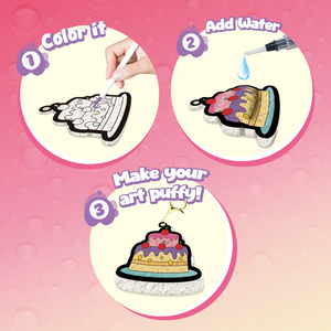 Set Artistico 3D con Pittura Magica a Spugna per Disegnare Cuori, Giocattoli in Plastica per Bambini dai 2-4 Anni - Product Image 6