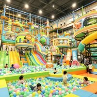 Ensemble d'équipements de jeux interactifs écologiques pour enfants et parents HELLO CAT pour parcs d'attractions commerciaux et zones de jeux souples
