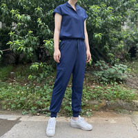 Uniforme de travail pour infirmières en polyester, rayonne et élasthanne, doux et confortable, uniforme de spa et de salon, uniforme de travail pour femmes aux Philippines