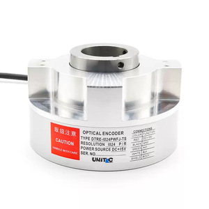 ยูนิติค ออปติคอล เอนโค้ดเดอร์ DTRE-1024PWFJ-TS 1024 P/R อินคริเมนทัล อินดัสเทรียล เอนโค้ดเดอร์ ดีซี 15V สายไฟนำสัญญาณจากญี่ปุ่น - Product Image 4