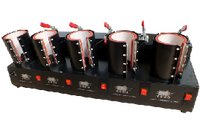 Presse à chaleur pour tasses miniatures 5 en 1 de haute qualité, facile à utiliser pour l'impression par sublimation