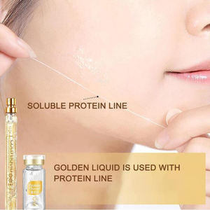 <span class=keywords><strong>Fil</strong></span> <span class=keywords><strong>de</strong></span> protéine <span class=keywords><strong>de</strong></span> <span class=keywords><strong>soie</strong></span> soluble dans l'eau, <span class=keywords><strong>fil</strong></span> <span class=keywords><strong>de</strong></span> <span class=keywords><strong>collagène</strong></span> pour lifting du visage, ligne <span class=keywords><strong>de</strong></span> peptide <span class=keywords><strong>de</strong></span> protéine d'or, vente en gros - Product Image 4