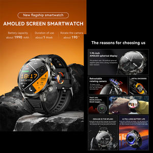 Reloj de teléfono inteligente OEM GPS con tarjeta SIM y cámara HD 4G LTE Android usable 1,75 AMOLED 3 + 32GB Frecuencia Cardíaca oxígeno en sangre NFC - Product Image 4