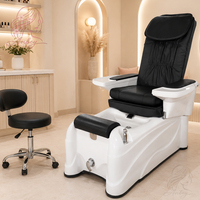 Lit de pédicure électrique doux et sûr, sans tube, en ABS, étanche, avec fonction de massage chauffant pour les pieds, idéal pour les spas de beauté, les salons de manucure et les instituts de soins des cils.