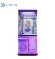 Zormen Fabrika Direkt Ticari Jetonlu Pençe Vinç Makinesi Özelleştirilebilir Oyuncak Yakalayıcı Aile Eğlence Merkezleri için