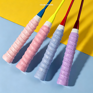 เทปพันด้ามจับ PU สีน้ำเงิน ป้องกันการลื่น ดูดซับเหงื่อ สำหรับด้ามจับไม้แบดมินตัน - Product Image 4