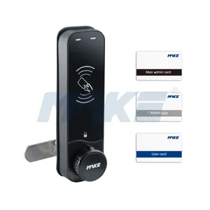 MK729锌合金智能NFC卡柜锁高灵敏度智能RFID抽屉锁办公智能柜锁国产