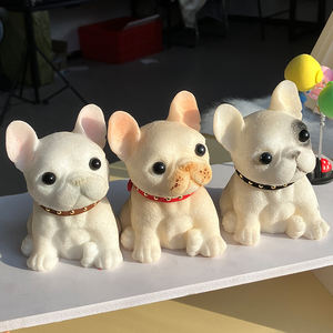 ของเล่นสุนัขพลาสติกน่ารัก วาดลายด้วยมือ ขนาดเล็ก น้ำหนักเบา ของเล่นบีบคลายเครียด ของขวัญวันเกิด/วันอีสเตอร์สำหรับเด็ก - Product Image 2
