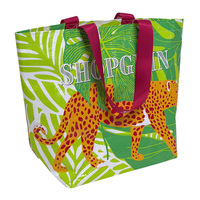 Sacs fourre-tout réutilisables en polypropylène, écologiques, imperméables, sacs de courses en tissu tissé PP recyclables, sacs en tissu tissé PP laminés