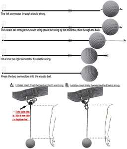Ensemble de balles réflexes de boxe avec bandeau Entraînement sportif de vitesse Punch <span class=keywords><strong>Fight</strong></span> React Head Ball - Product Image 5