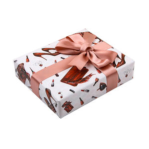 Wholesale Disposable 80g Mild Glossy Coated Silicone Virgin Pastel Dots <b>Stripes</b> Cute <b>Wrapping</b> <b>Paper</b> Roll - Product Image 6