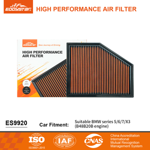 Filtro de Aire de Alto Flujo y Alto Rendimiento EDDYSTAR para BMW Serie 3/4/5/6/7 GT M140i M240i X3 (B48B20B) ES9920 - Product Image 5