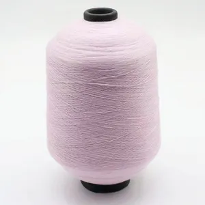 Free Sample Yarn 2/80NM High Twist Core Blend Yarn 80% Viscose 20% Polyester Fiber for Knitting Sweater T-shirt Yarns