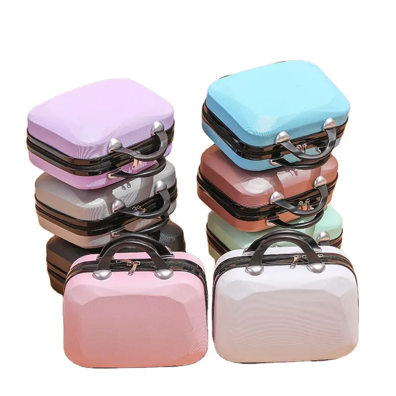 Wholesale 14 Inch Mini Hard Shell Cosmetic Case Luggage Portable Makeup Storage Box Luggage From m.alibaba.com