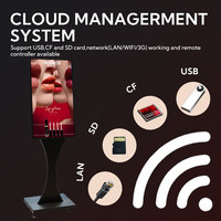 COSUN Kiosque publicitaire LCD vertical intelligent Télécommande Totem de signalisation numérique Système de promotion AI pour les magasins de détail d'animation