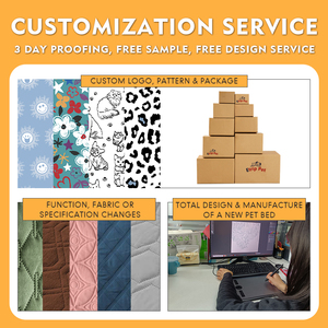 Оптовая продажа, товары для домашних животных, моющаяся пушистая Роскошная Водонепроницаемая пончик xxl для кошек и собак - Product Image 5