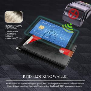 Billetera minimalista <span class=keywords><strong>de</strong></span> <span class=keywords><strong>cuero</strong></span> Real para hombre, billetera <span class=keywords><strong>de</strong></span> bolsillo frontal con bloqueo RFID, Clip para dinero, gran oferta <span class=keywords><strong>de</strong></span> <span class=keywords><strong>Amazon</strong></span> - Product Image 4