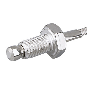K Type Thermocouple Temperature Sensor Screw Terminal 1.5M Wire With Red Blue Leads For Industrial Use - Product Image 2