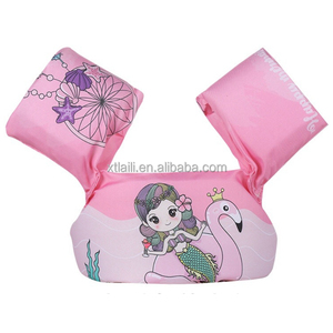 Anillo de natación para niños de dibujos animados equipo de círculo de brazo flotante para bebés con <span class=keywords><strong>chaleco</strong></span> de flotabilidad para aprender a nadar - Product Image 3