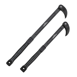 Xtuosen Adjustable Crowbar 16mm Diameter Nail <b>Puller</b> For Ripping Tire Removal Extended Ratchet Pry Bar - Product Image 1