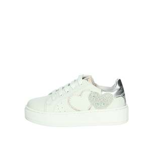 Zapatillas Balducci para Niña KIAB1101 Blancas con Adorno de Corazón, Zapatos de Lona Modernos - Product Image 1