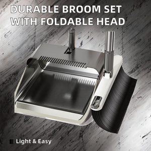 Ensemble de balais en plastique durable Sunshine avec poils durs et tête <span class=keywords><strong>pliable</strong></span> Nettoyage facile à la maison Vadrouille sans poussière - Product Image 3