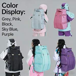 Sac à dos <span class=keywords><strong>de</strong></span> <span class=keywords><strong>ski</strong></span> <span class=keywords><strong>d</strong></span>'extérieur <span class=keywords><strong>de</strong></span> grande capacité 65L, plusieurs couleurs au choix, en nylon 600D, séparation sec-humide, résistant à l'usure - Product Image 3