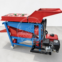 Machine à décortiquer le maïs Agricon Complete, 5,5 kW, moteur électrique/essence, 2000 kg/h, acier au carbone, décortiqueuse de maïs multifonctionnelle