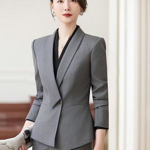 <span class=keywords><strong>Traje</strong></span> Profesional de Manga Larga <span class=keywords><strong>para</strong></span> <span class=keywords><strong>Mujer</strong></span>, Versión Coreana, Pantalones Formales, Ropa de Trabajo <span class=keywords><strong>para</strong></span> Entrevistas y Ventas, Tallas S-4XL - Product Image 1