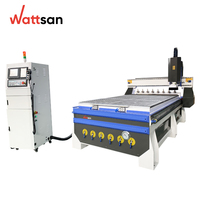 Wattsan M3 1325 1300*2500*350mm 4.5 kW Servomoteur de broche ATC Machine de fraisage CNC Bois/Métal Routeur CNC Modèle 1325 Bits