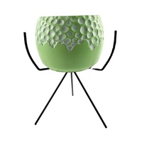 Ventes en gros de pots de fleurs et de jardinières modernes en ciment pour la décoration de la maison, pour l'intérieur et l'extérieur