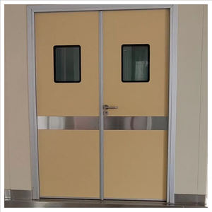 Portes médicales de haute qualité; Portes coulissantes scellées automatiques; Portes de salle d'opération personnalisées en acier inoxydable - Product Image 4