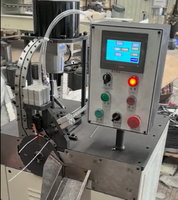 Machine automatique de coupe et de sertissage de mèches de bougies - Coupe précise avec support métallique (60-120 pièces/min) Fabriqué en Chine