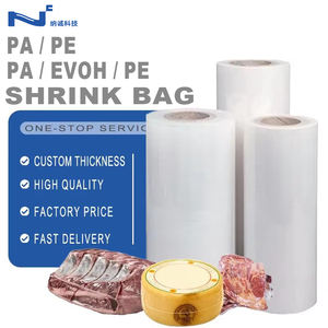 Atacado Soft Food Grade PE Glossy Heat Shrink Film <span class=keywords><strong>Roll</strong></span> <span class=keywords><strong>Chicken</strong></span> Shrink Wrap Bags para Aves Embalagem de Carne - Product Image 1