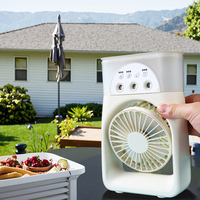 Mini ventilateur de bureau à brume fraîche et à direction du vent réglable portable pour la table et le bureau