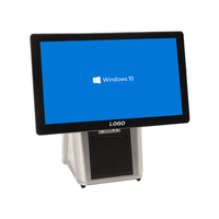 QuickBooks software de contabilidad pos punto de ventas hardware montaje en pared Monitor táctil industrial capacitivo caja registradora
