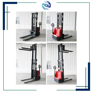 站立式电动堆高车 1.5 吨 2 吨 高举升仓库设备，适用于窄过道仓储和多层货架 - Product Image 5