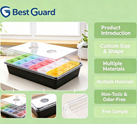 Carcasa Protectora Personalizada para Plantas en Blíster, para Exhibición y Envío de Plántulas, Plástico Transparente