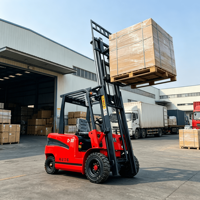Chariot élévateur électrique à batterie Li-ion de 2 tonnes, 4 roues, hauteur de mât de 3 m, zéro émission, transpalette électrique CPD-20 60V pour entrepôt frigorifique