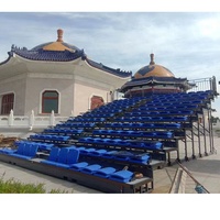 Fourniture d'usine ZONWINXIN personnalisé intérieur extérieur escamotable gradin chaise gradins de stade mobiles