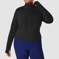 Veste de sport tendance de haute qualité grande taille, grande taille, pour femmes, pour la salle de sport, le fitness, le yoga