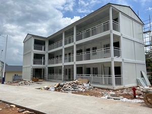 ห้องรับแขกโรงแรมขนาด20ฟุต40ฟุตอาคารหอพักสำเร็จรูป2 <span class=keywords><strong>3</strong></span><span class=keywords><strong>ชั้น</strong></span>สำนักงานหอพักสำหรับการประกอบ - Product Image 6