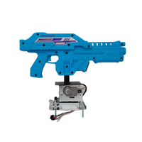 Vente chaude Machine de jeu d'arcade vidéo à pièces pour enfants en métal plastique en bois pistolet de tir modèle amusant jeu d'amusement