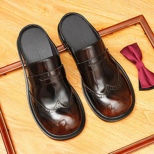 Zapatos Oxford de Cuero Genuino para Hombre, de Alta Calidad, con Punta Cuadrada, Transpirables, Casuales, para Bodas, Fiestas, Oficina, Sin Cordones - Product Image 2