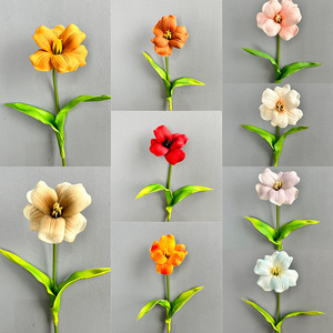 Tulipanes Artificiales Realistas Europeos Impresos en 3D con Pétalos Abatibles para Decoración de Bodas, Exteriores y Hogar - Product Image 2