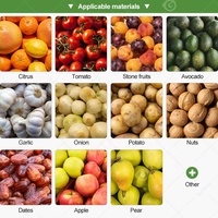 Kwaliteits sorteermachine voor citrusvruchten, kleine formaten, perzik, zoete aardappel, tomaten, walnoten en mangosteen.