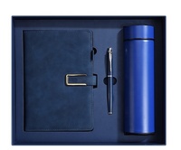 Ensemble cadeau d'entreprise personnalisé, tasse isotherme de luxe, carnet, kits exécutifs, ensemble cadeau promotionnel d'entreprise avec boîte, cadeau commémoratif