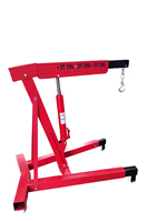 Nouvelle grue de levage de moteur hydraulique - Grue pliante manuelle pour levage de moteur automobile avec cadre en acier renforcé et élingue à chaîne