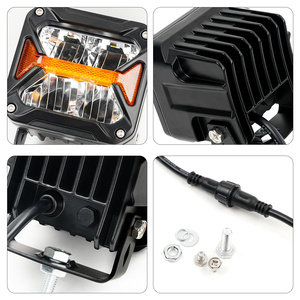 Foco superbrillante de alta potencia, faro auxiliar, luces antiniebla DE ALUMINIO CNC para motocicleta, lámpara LED de conducción todoterreno - Product Image 3